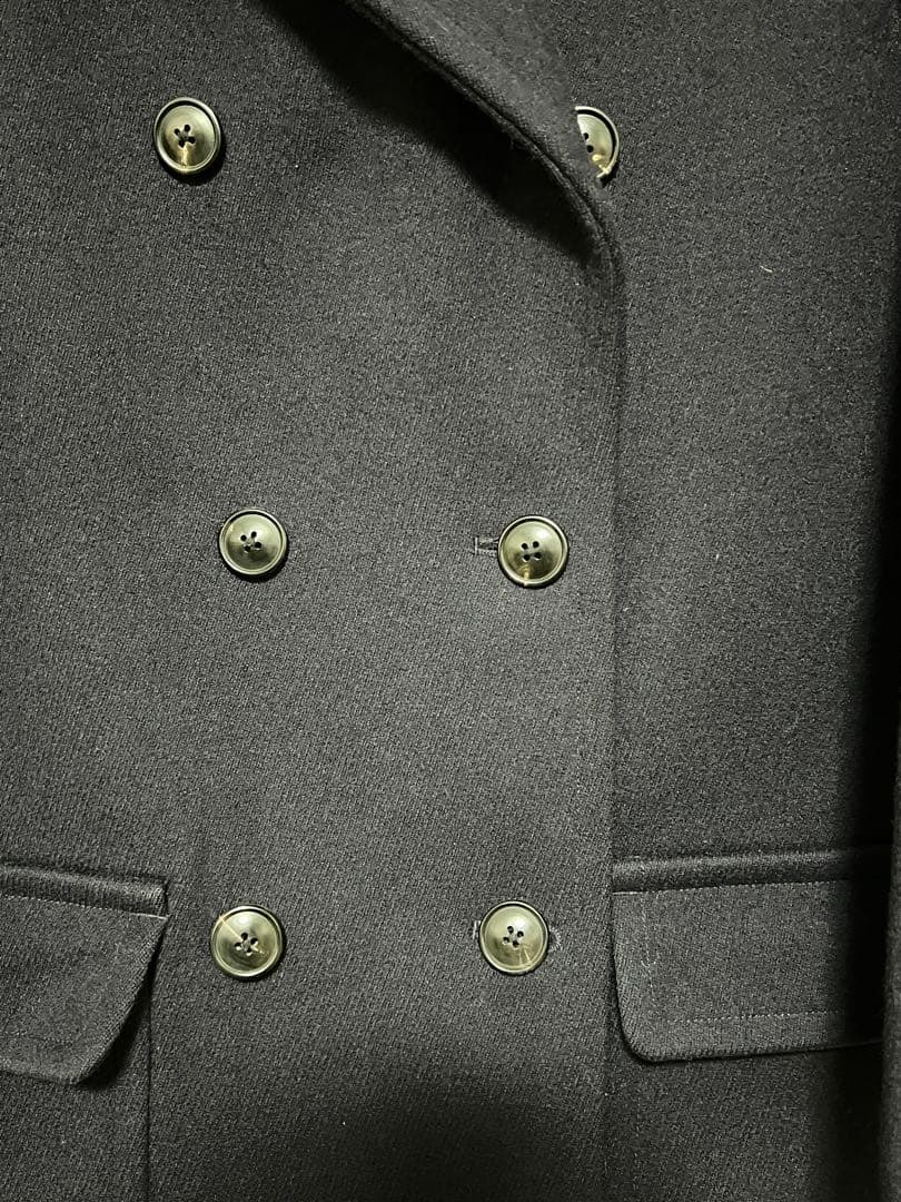 s*o様 【comoli】キャバリーメルトンダブルブレステッドコート　Pコート