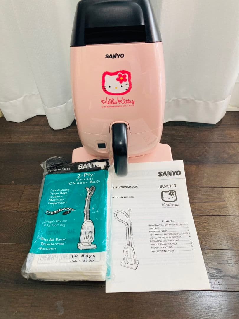 SANYO Hello Kitty掃除機（キャニスター）
