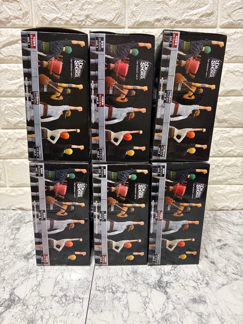 ワンピース DRAMATIC SHOWCASE 麦わらの一味 6体セット