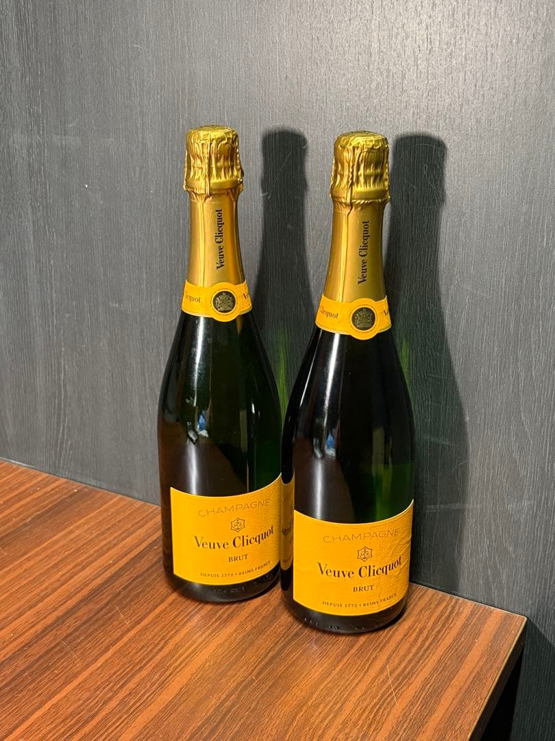 ヴーヴイエロー　750ml 2本まとめ　シャンパン