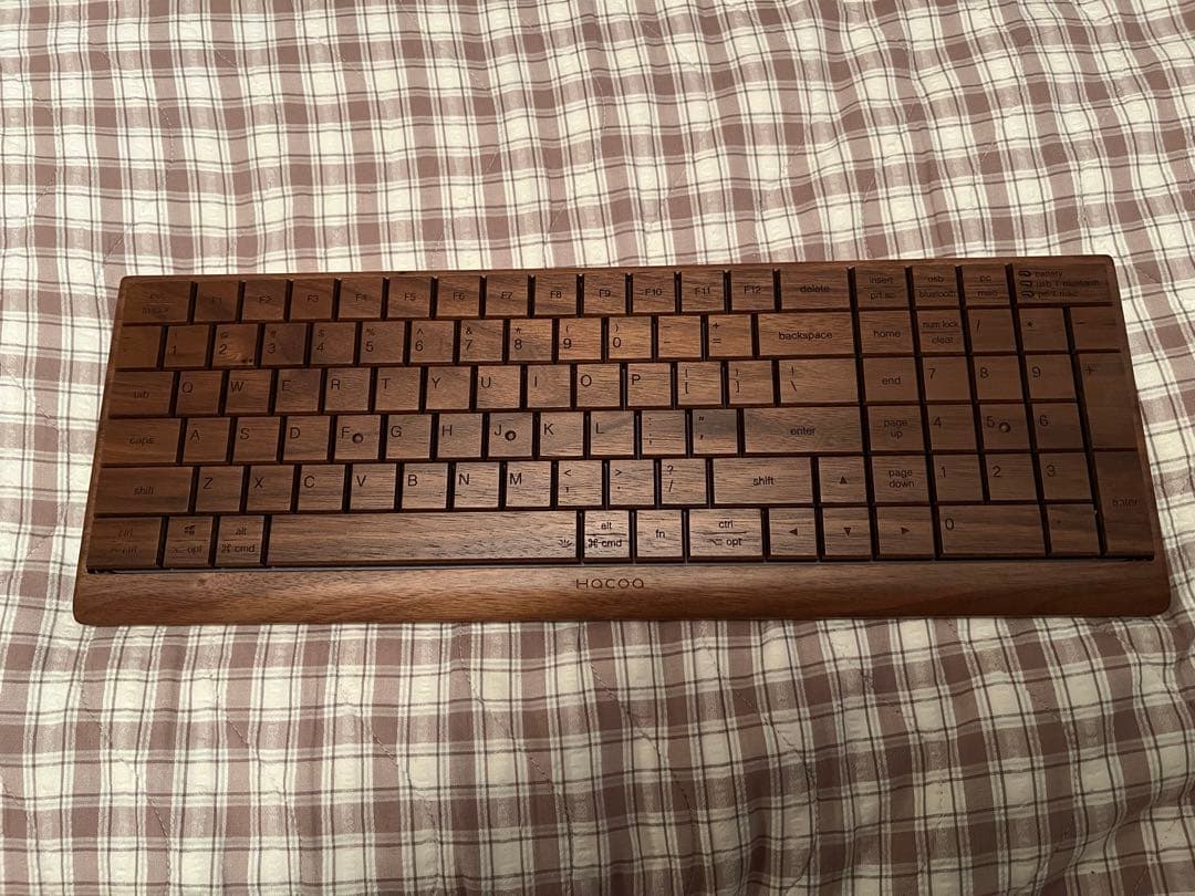 Hacoa Full Ki-Board Wireless木製キーボード 青軸