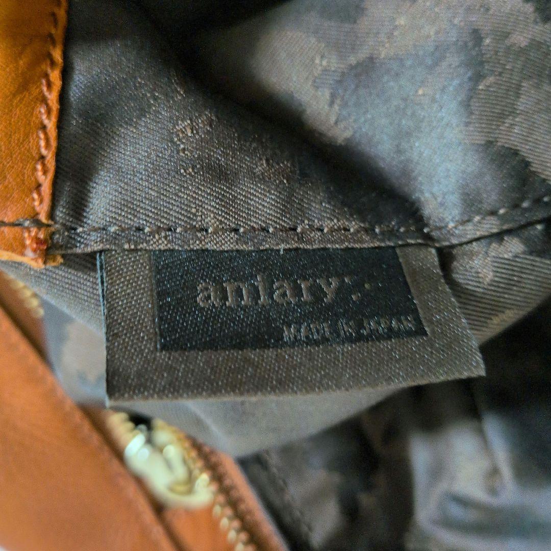 【未使用級✦69300円】aniary／アニアリ シュリンクレザーボストンバッグ