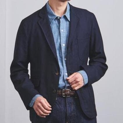 District UNITED ARROWS ウールサージブレザー