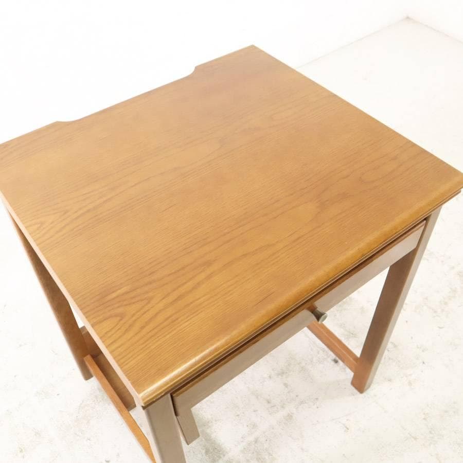 IDC大塚取扱 小島工芸 PC サイドデスク 幅60cm コンセント付き