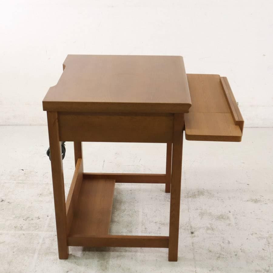 IDC大塚取扱 小島工芸 PC サイドデスク 幅60cm コンセント付き