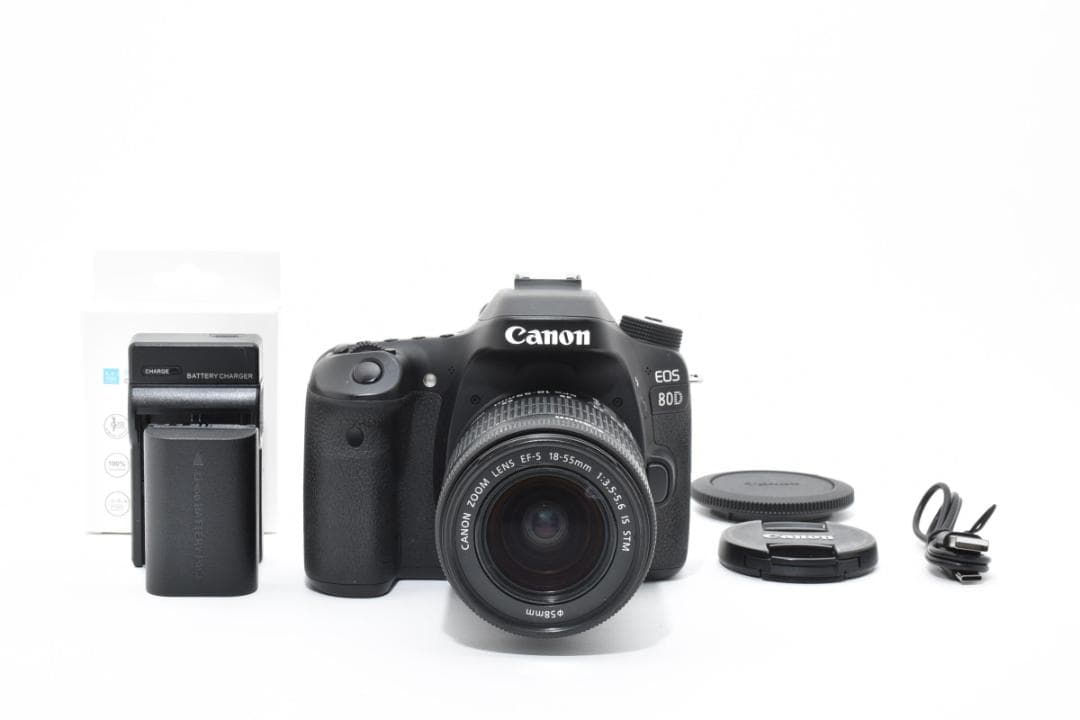 ■美品■Canon キヤノン EOS 80D 18-55mm IS STM