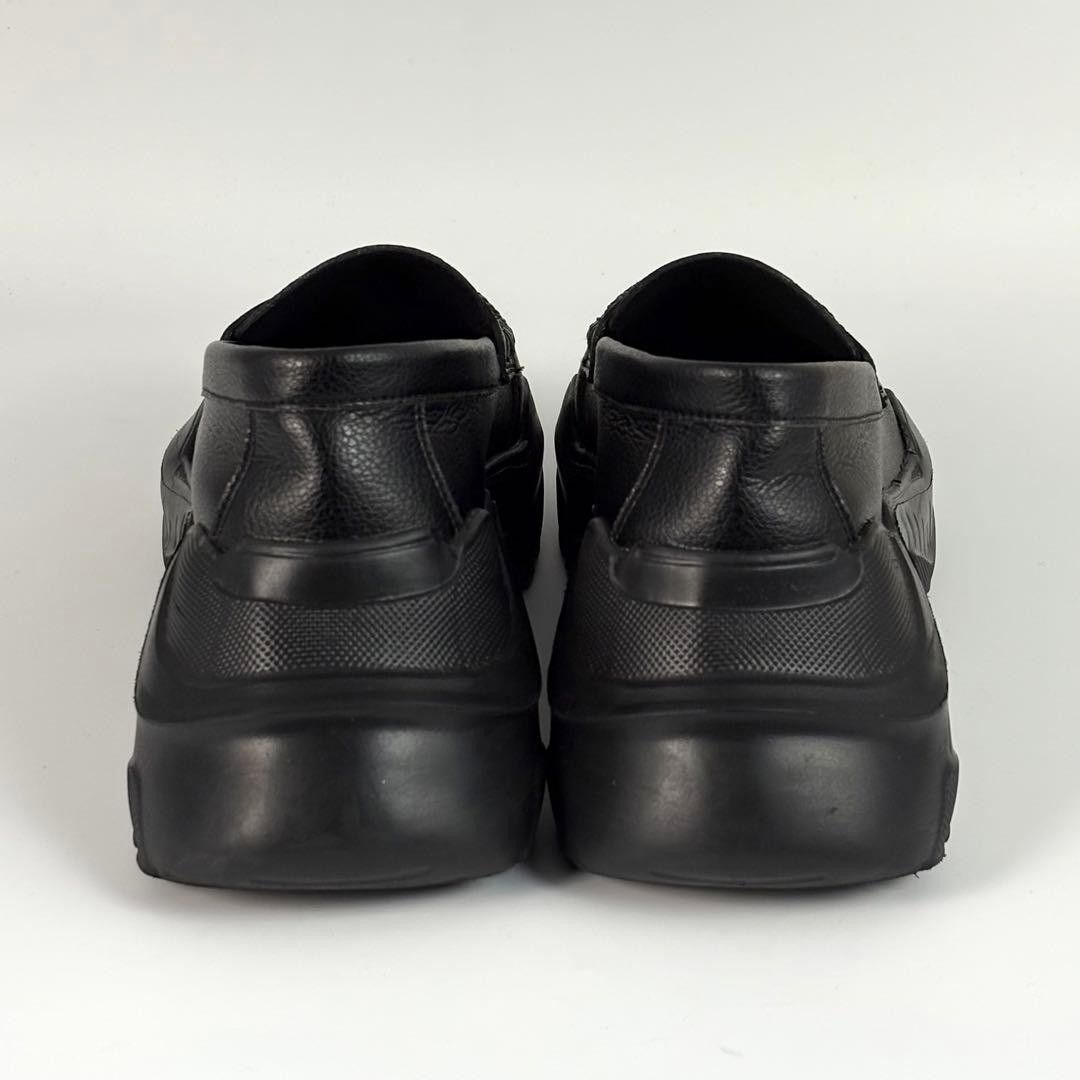 AKIKOAOKI 厚底 ローファー スリッポン ブラック 24cm 軽量