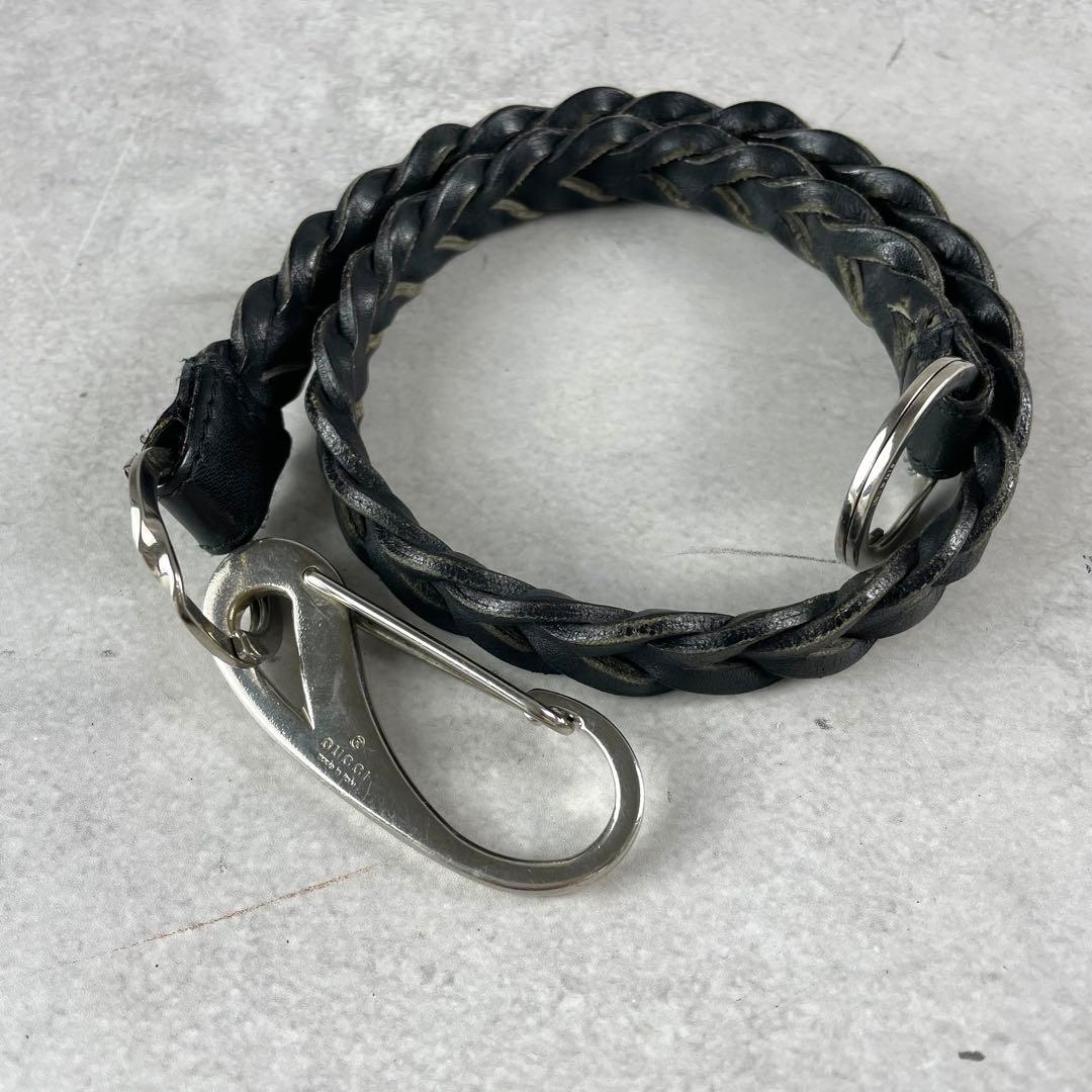 入手困難✨ グッチ GUCCI トムフォード期 ウォレットチェーン レザー 黒色