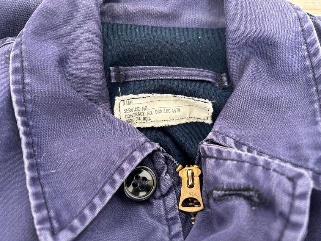 us navyユーティリティジャケット60's vintageデッキジャケット