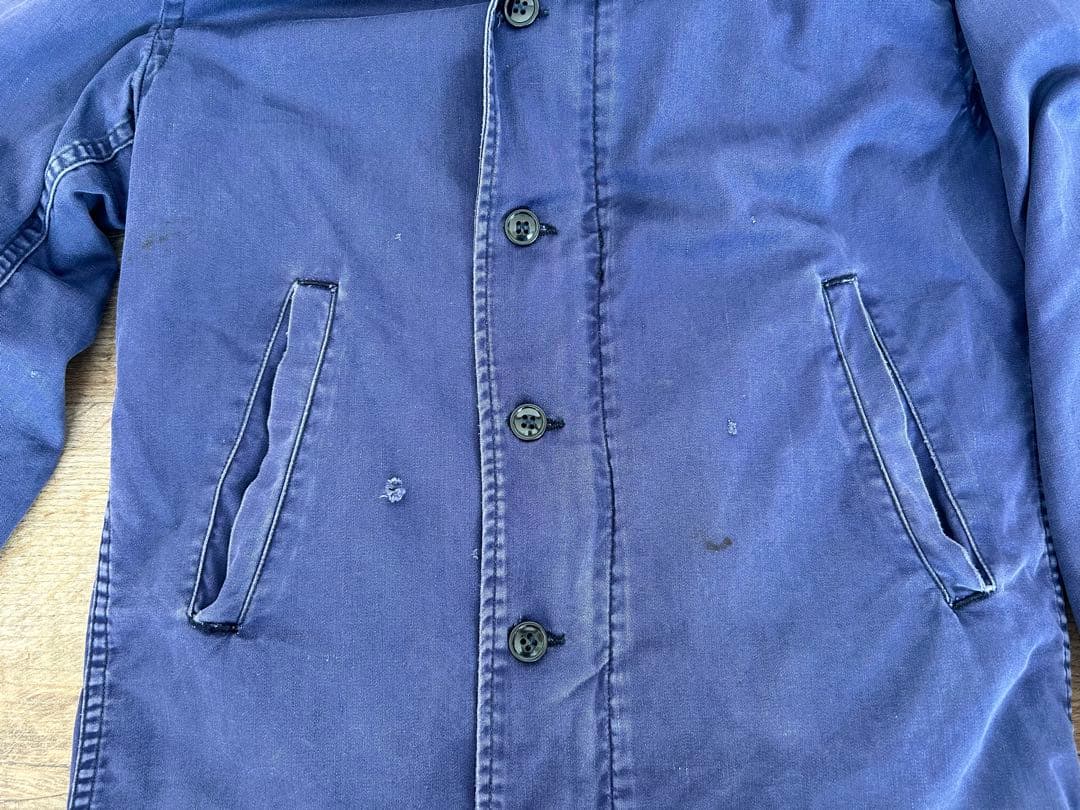 us navyユーティリティジャケット60's vintageデッキジャケット