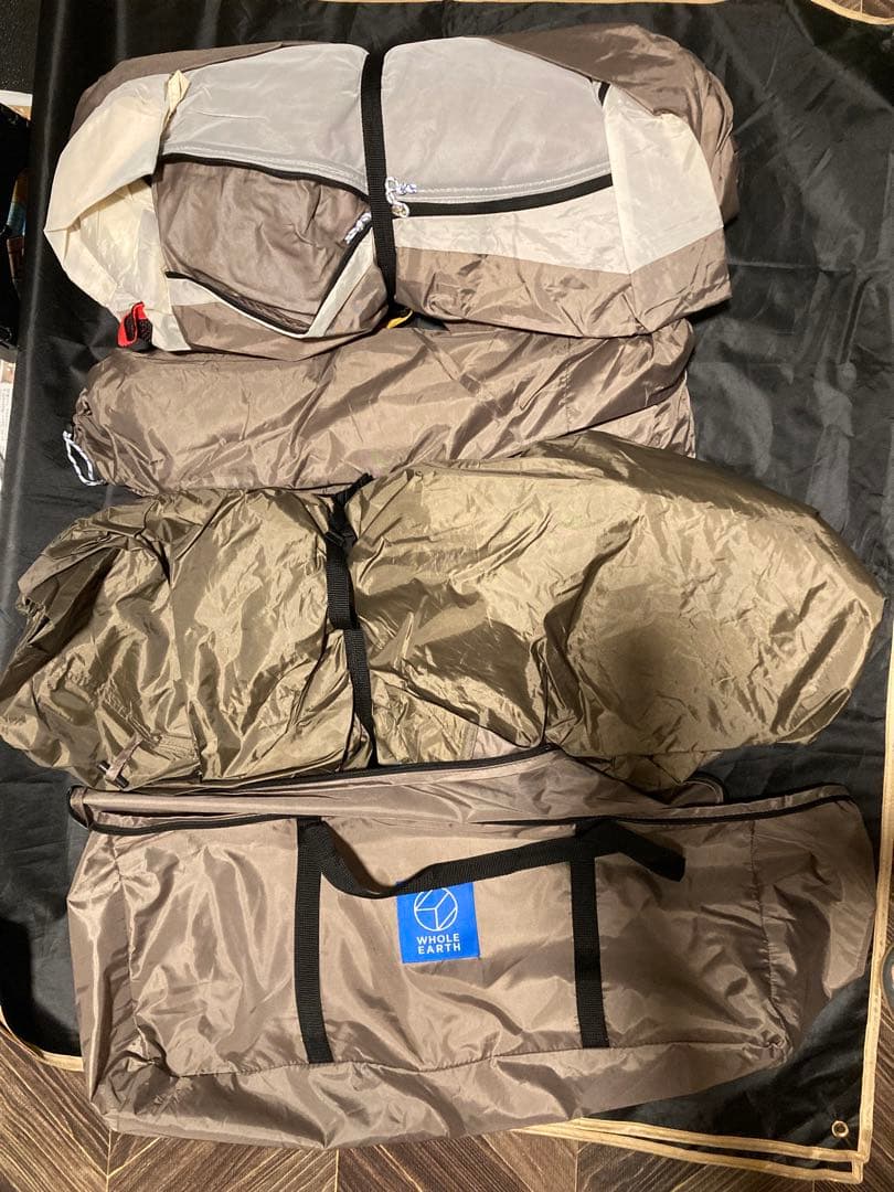 Earth Dome 240 SC ブラウン テント （梱包済）