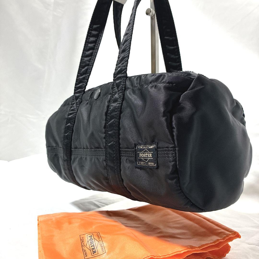 美品！ポーター タンカー ミニボストンバッグ S ナイロン 黒 PORTER