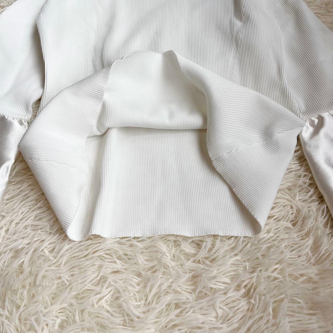 セルフォード CELFORD ベルスリーブリブニットプルオーバー 38