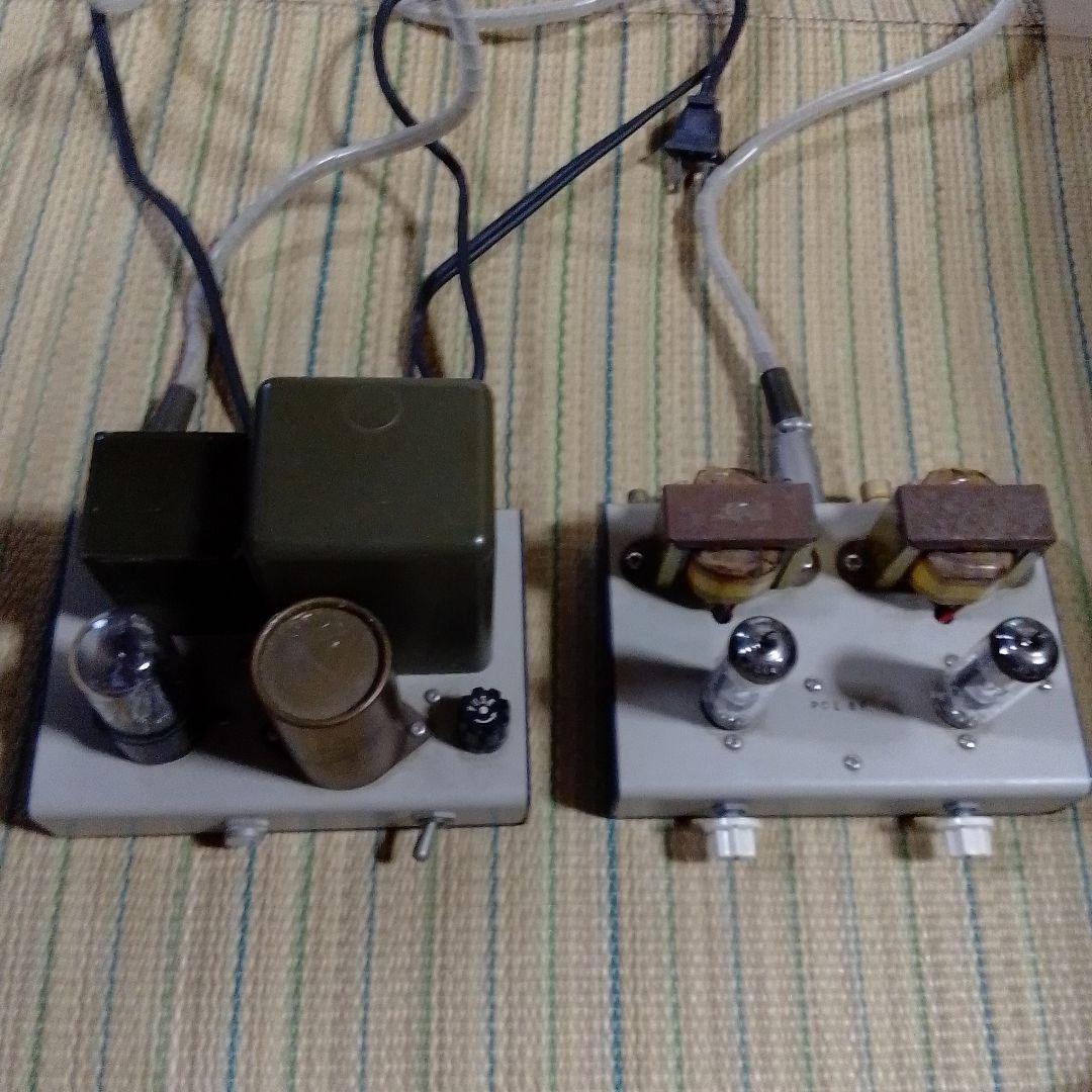 真空管アンプ RCA接続 グレー