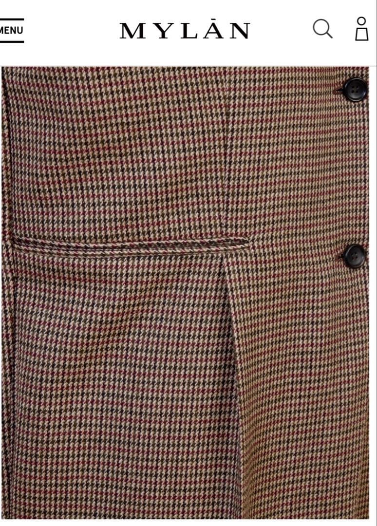 マイランWool Tweed Tailored Jumpsuit