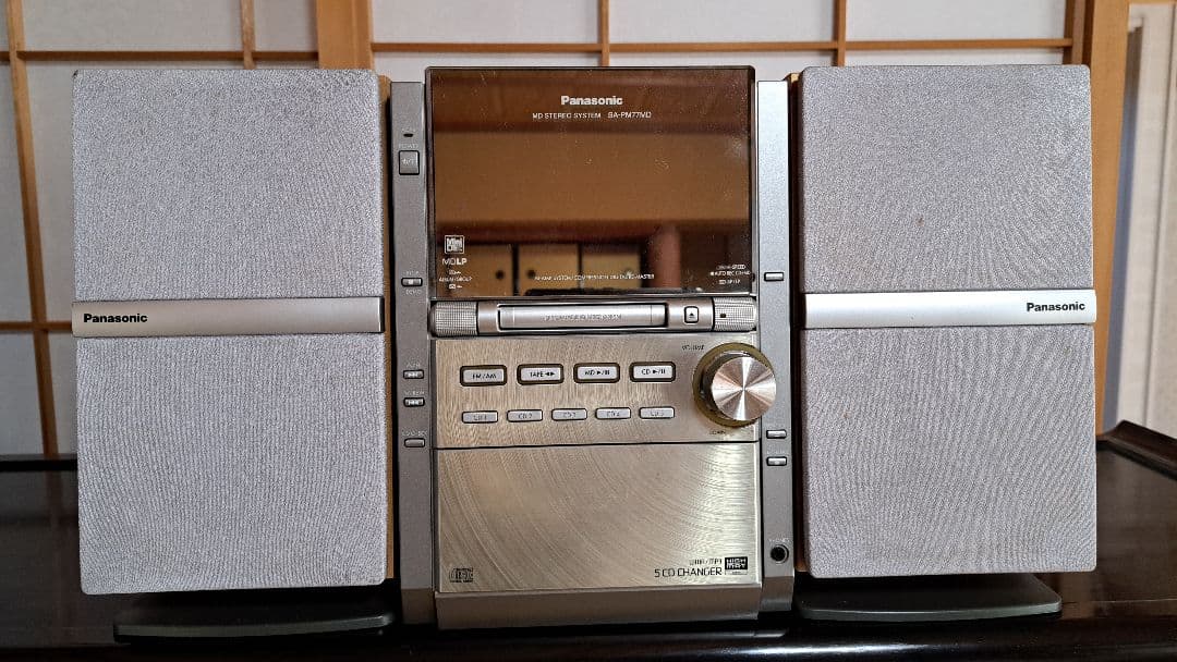 Panasonic CD/MD/カセット　ステレオミニコンポ