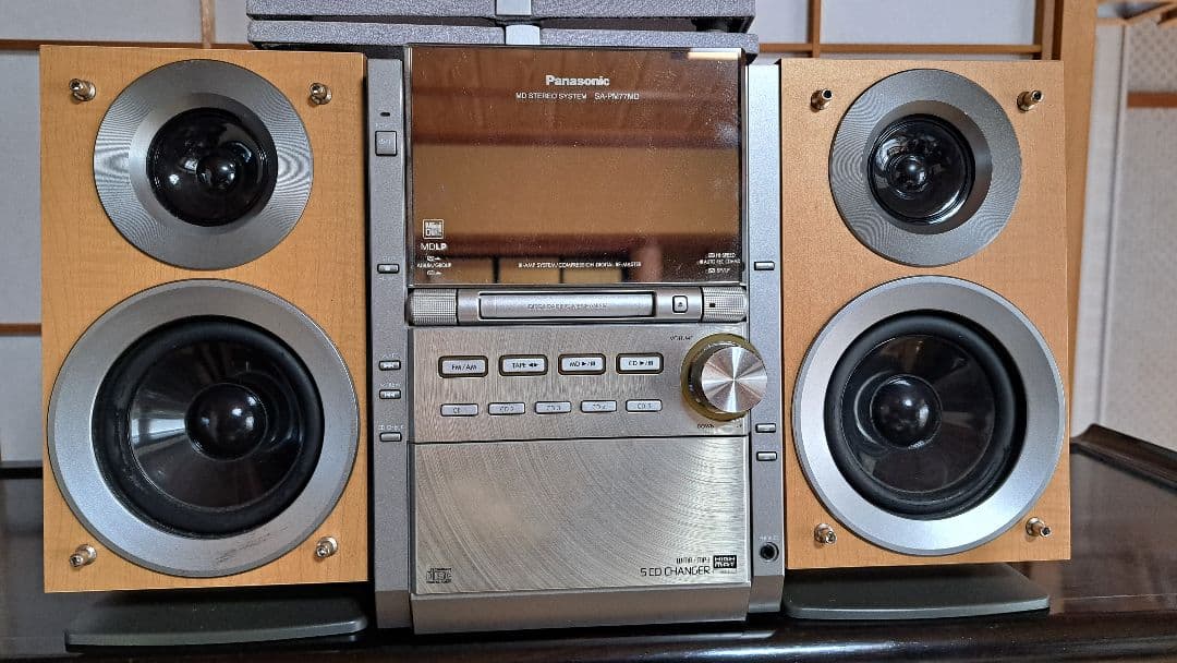Panasonic CD/MD/カセット　ステレオミニコンポ
