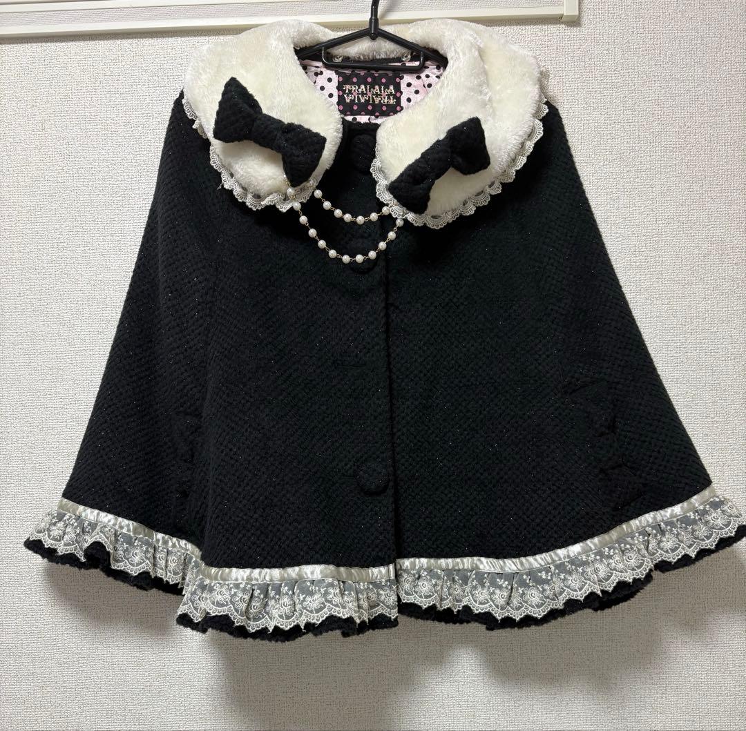 TRALALA トゥララ ケープ ポンチョ コート