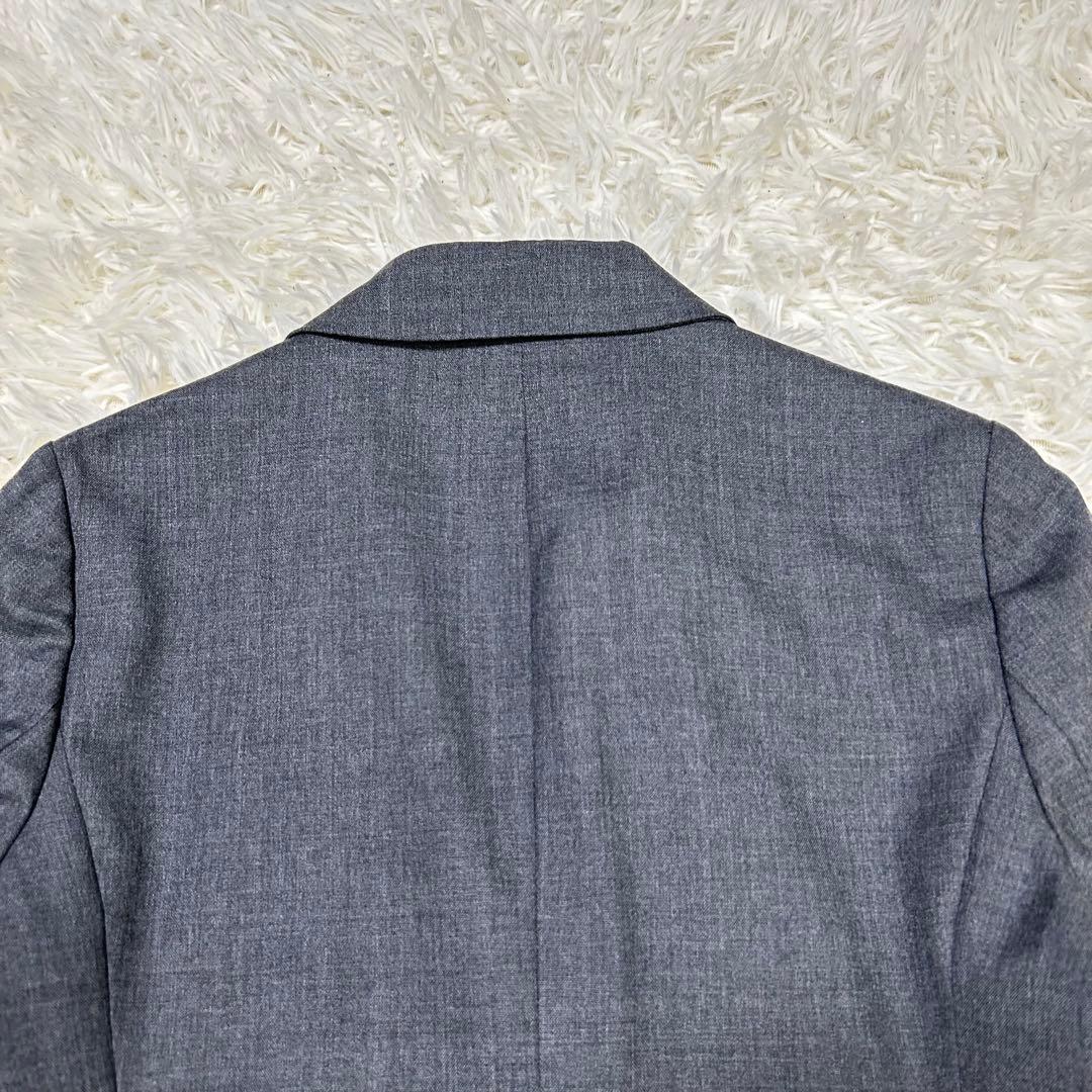 イエナ　ウールダブルブレストジャケット　金ボタン　グレー　Mサイズ　テーラード