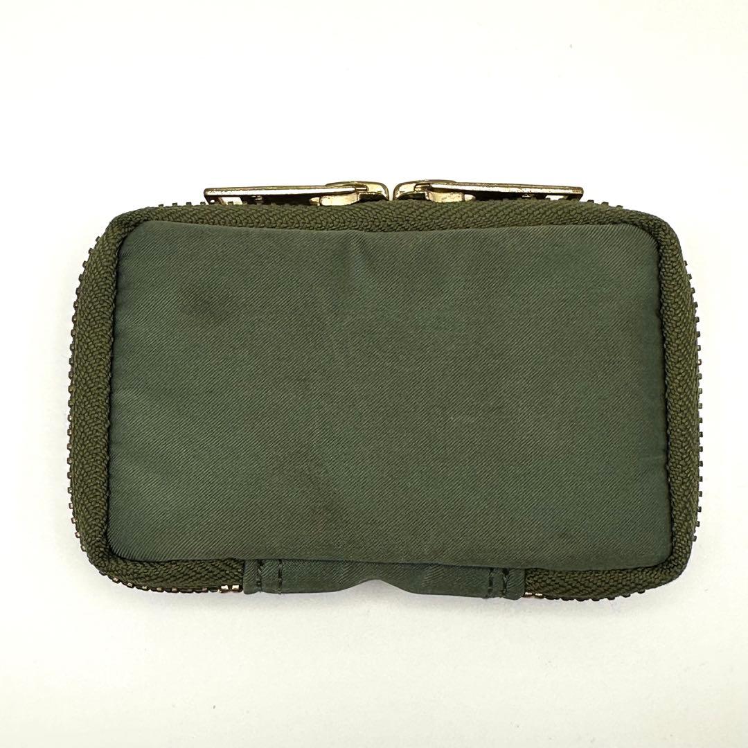 【良品】PORTER ポーター タンカー 6連 キーケース ラウンドジップ 緑