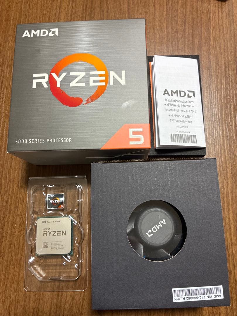 AMD Ryzen 5 3500X 動作確認済 純正クーラー新品 AM4
