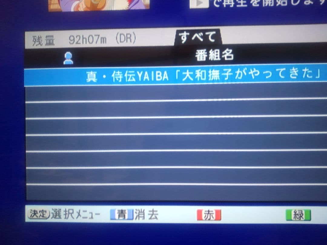東芝　REGZA　DBR―Z110 320GB→1TB プチメンテ済み