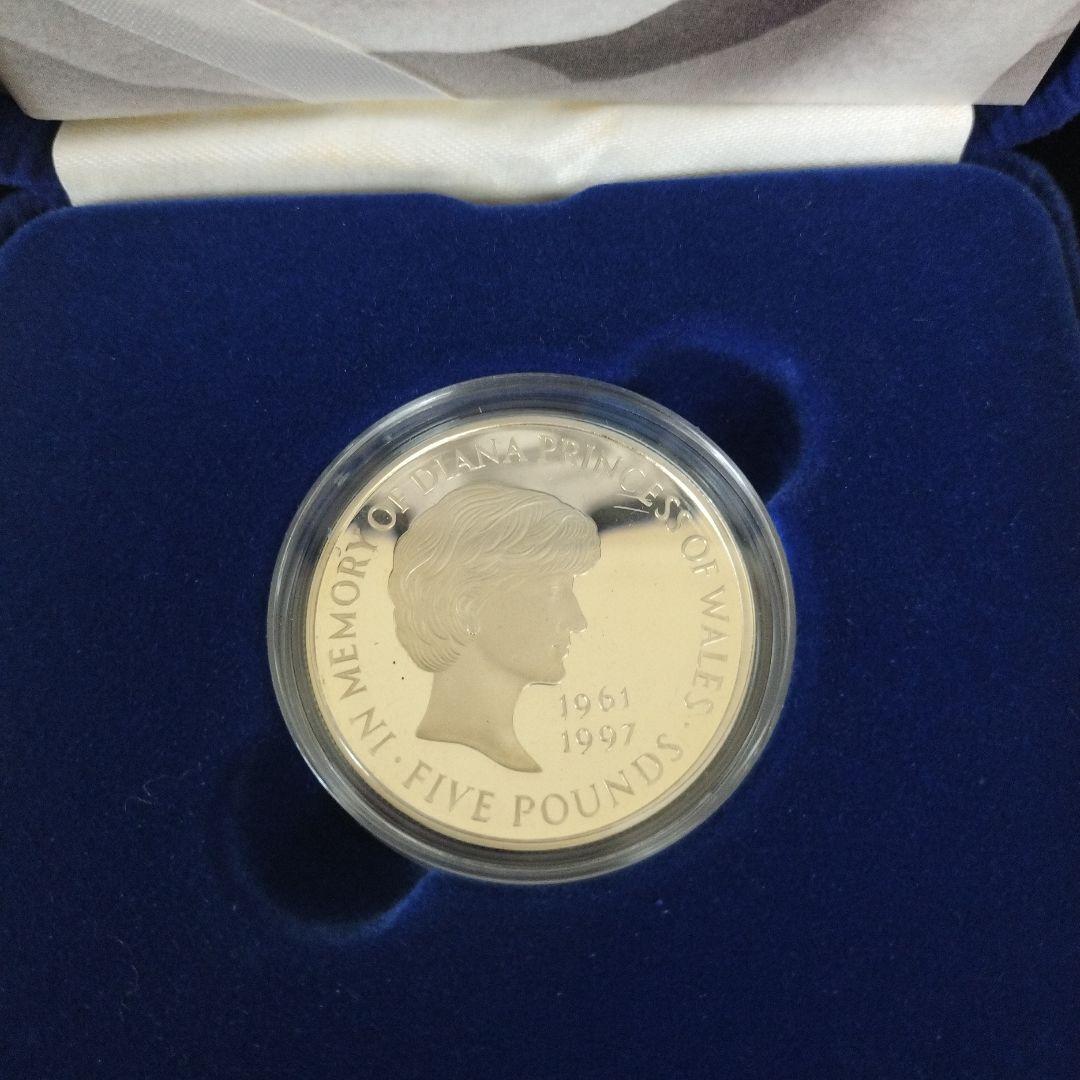 ダイアナ妃追悼記念SILVER PROOF MEMORIALCOIN 