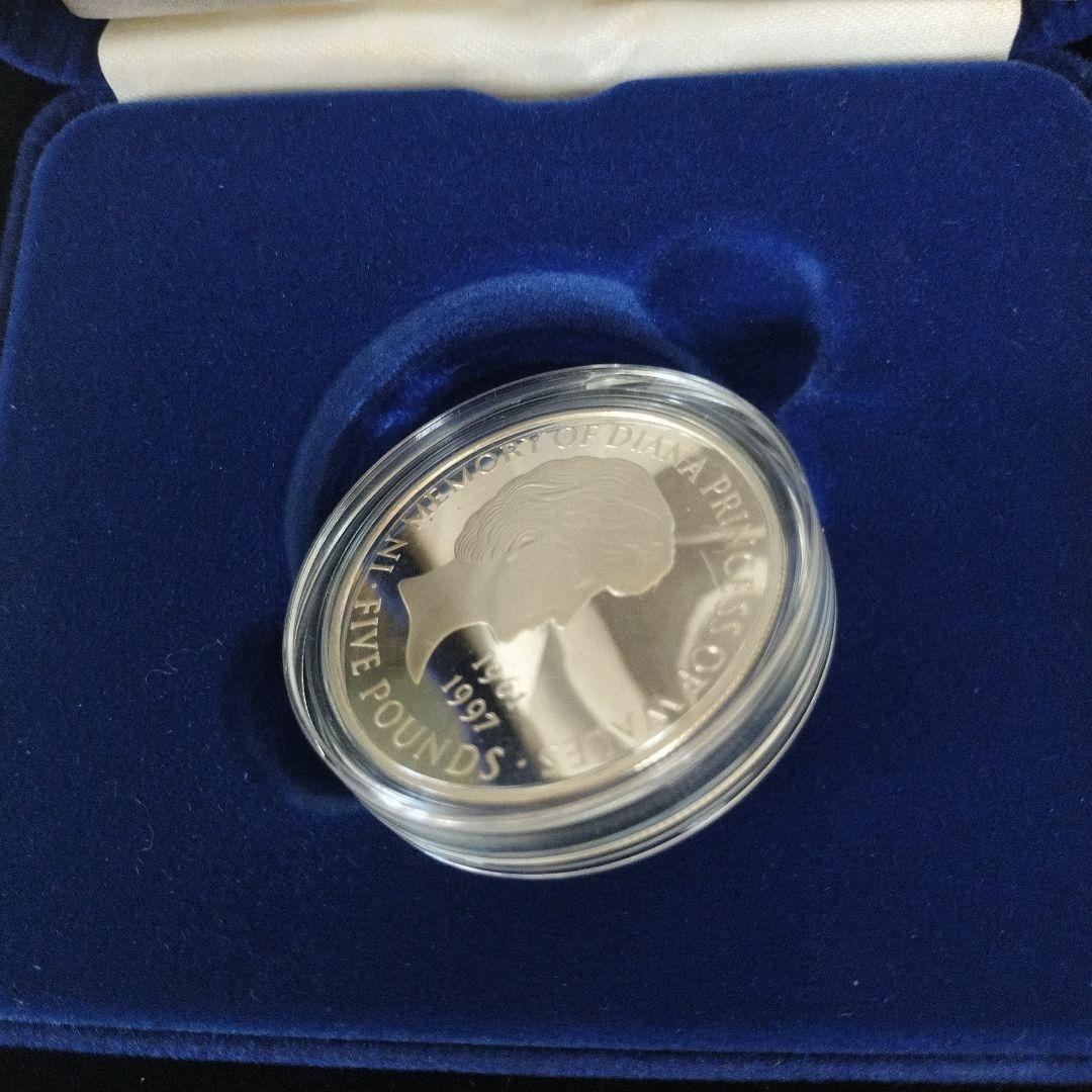 ダイアナ妃追悼記念SILVER PROOF MEMORIALCOIN 