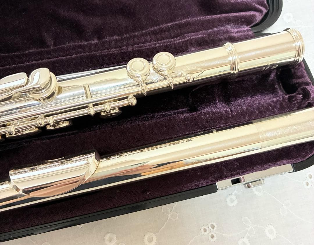 【美品】 YAMAHA フルート YFL-311Ⅱ 頭部管銀製 Eメカ付 日本製