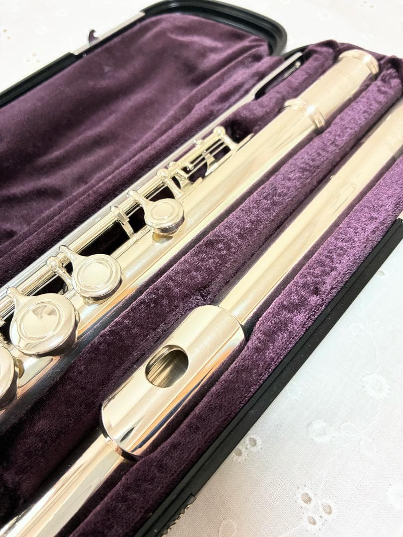 【美品】 YAMAHA フルート YFL-311Ⅱ 頭部管銀製 Eメカ付 日本製