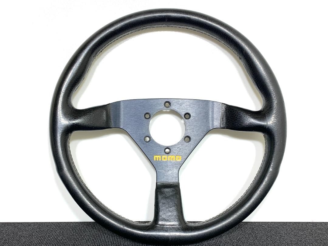 モモ ヴェローチェ レザーステアリング 34パイ 1993年製 希少モデル