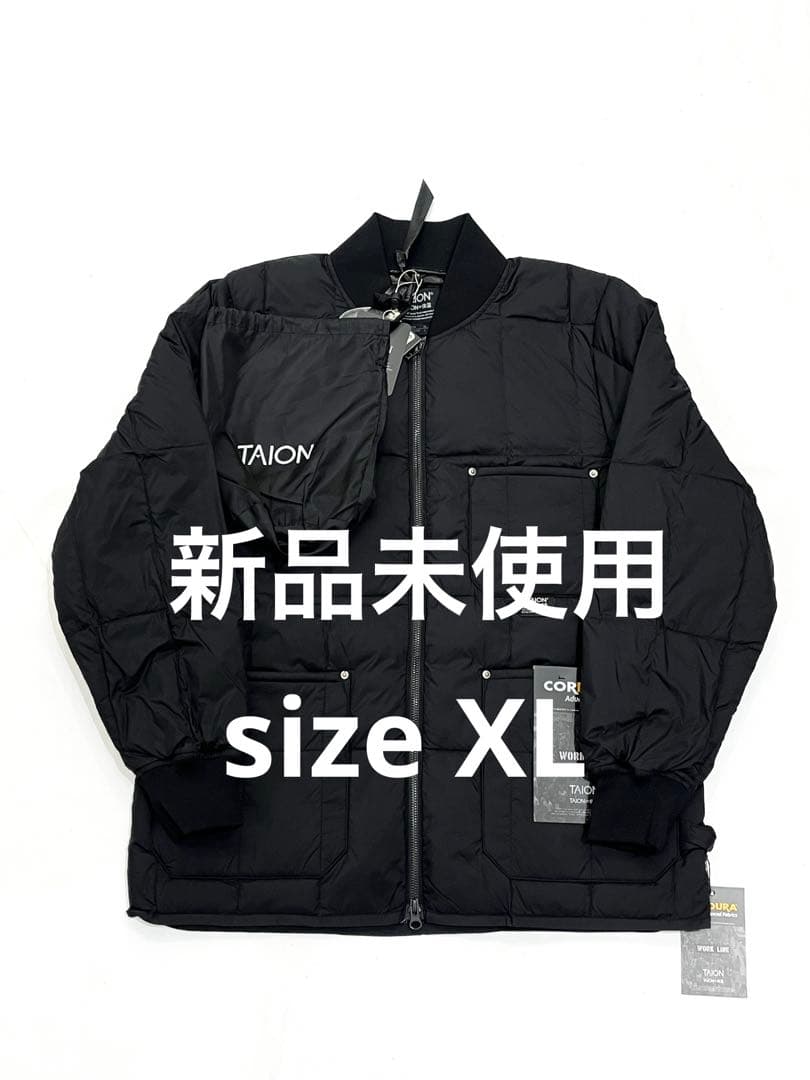 新品未使用　TAION タイオン　ダウンジャケット　size XL
