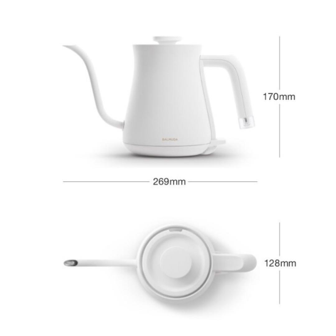 バルミューダ BALMUDA The Pot 電気ケトル KPT01JP-WH