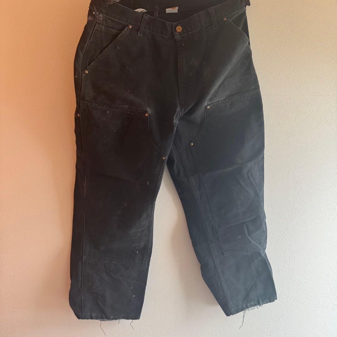 Carhartt 黒 ダブルニー90年代　アメリカ製