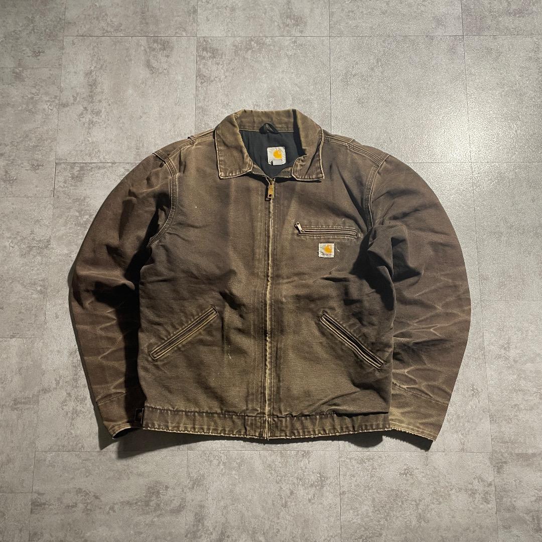00s メキシコ製 ブラウン カーハート デトロイトジャケット ダックM