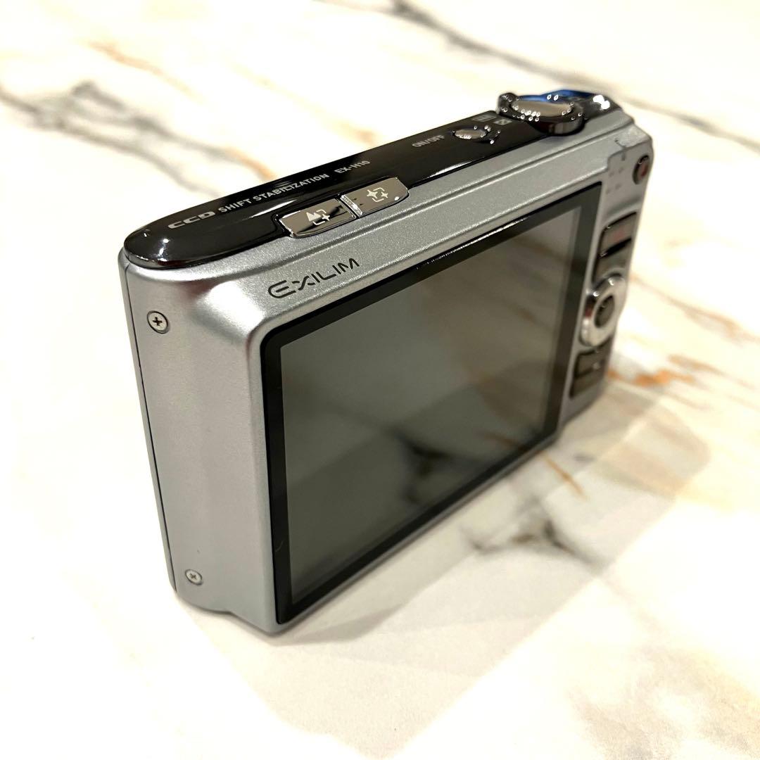 【動作確認品】CASIO EXILIM デジタルカメラ EX-H10 シルバー
