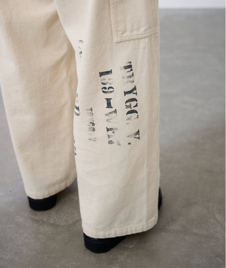 25AWフレームワークPAYDAY/ペイディ別注ワークイージーパンツ