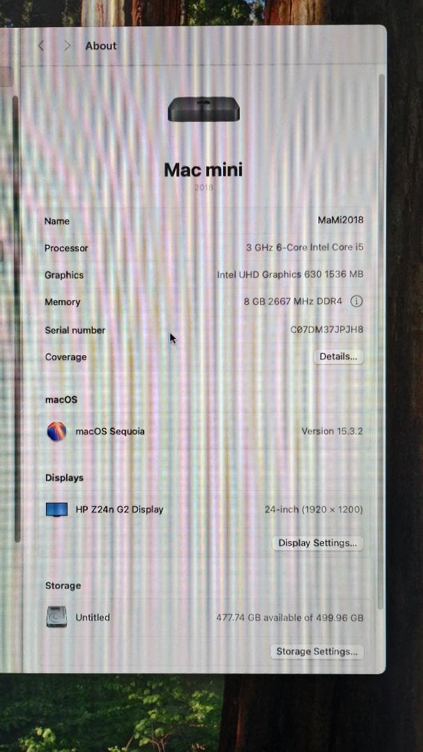 Macデスクトップ Mac Mini 2018