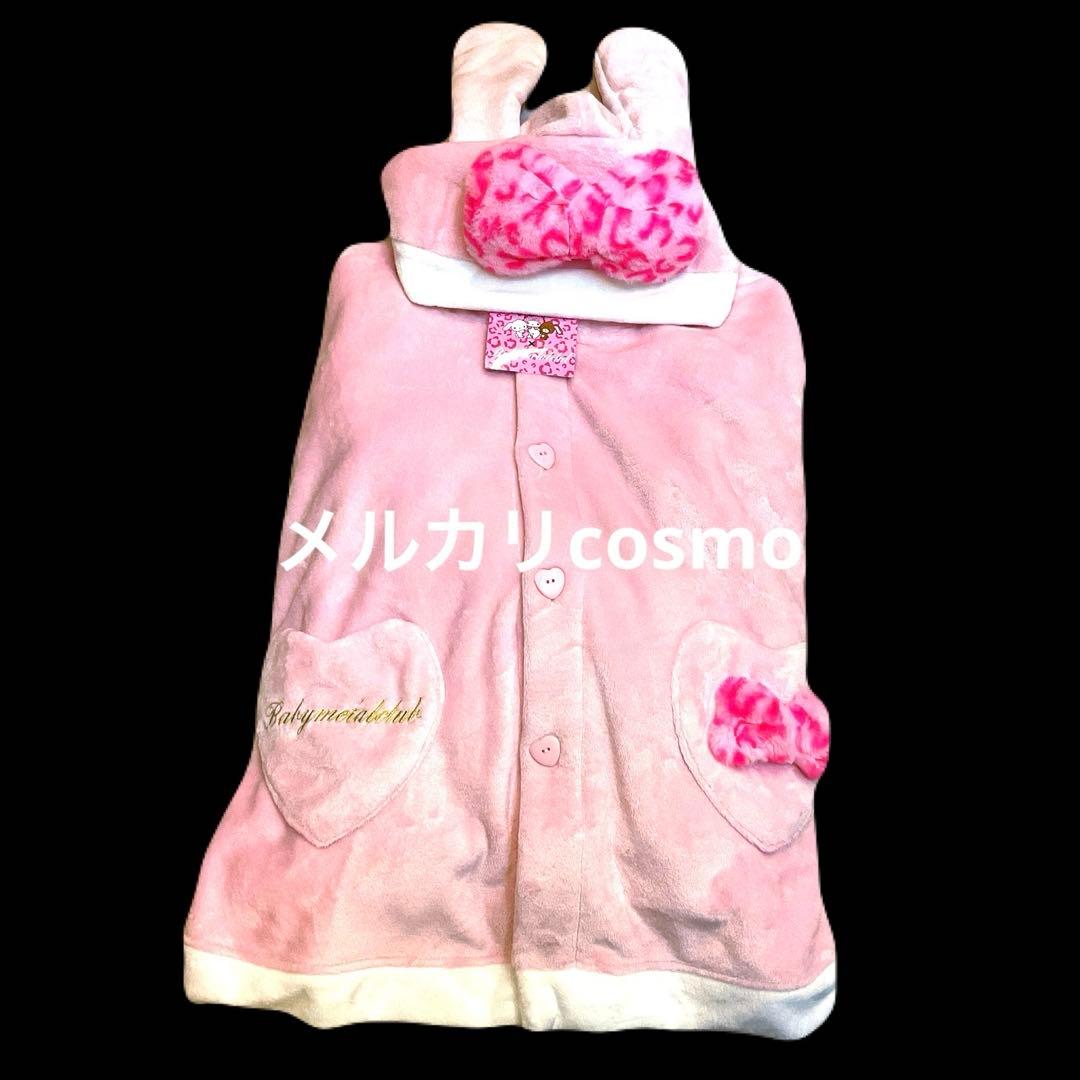 マイメロディ ベイビーメタルクラブ スピンズ ケープ　ピンク うさみみ　ウサ耳