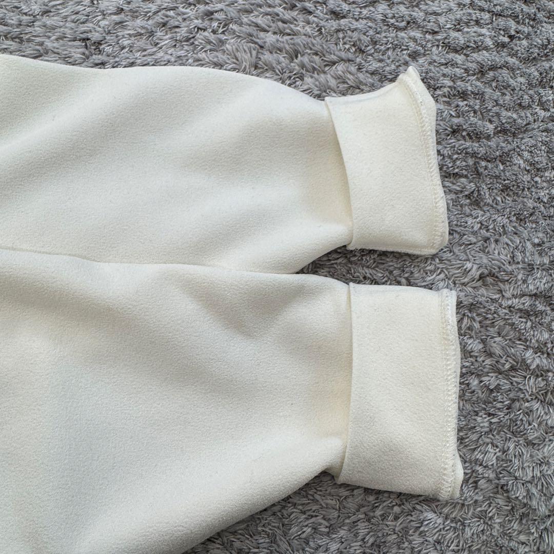 Nori 　s3037　ウィムガゼット【F】白系 Vガゼット長袖プルオーバ