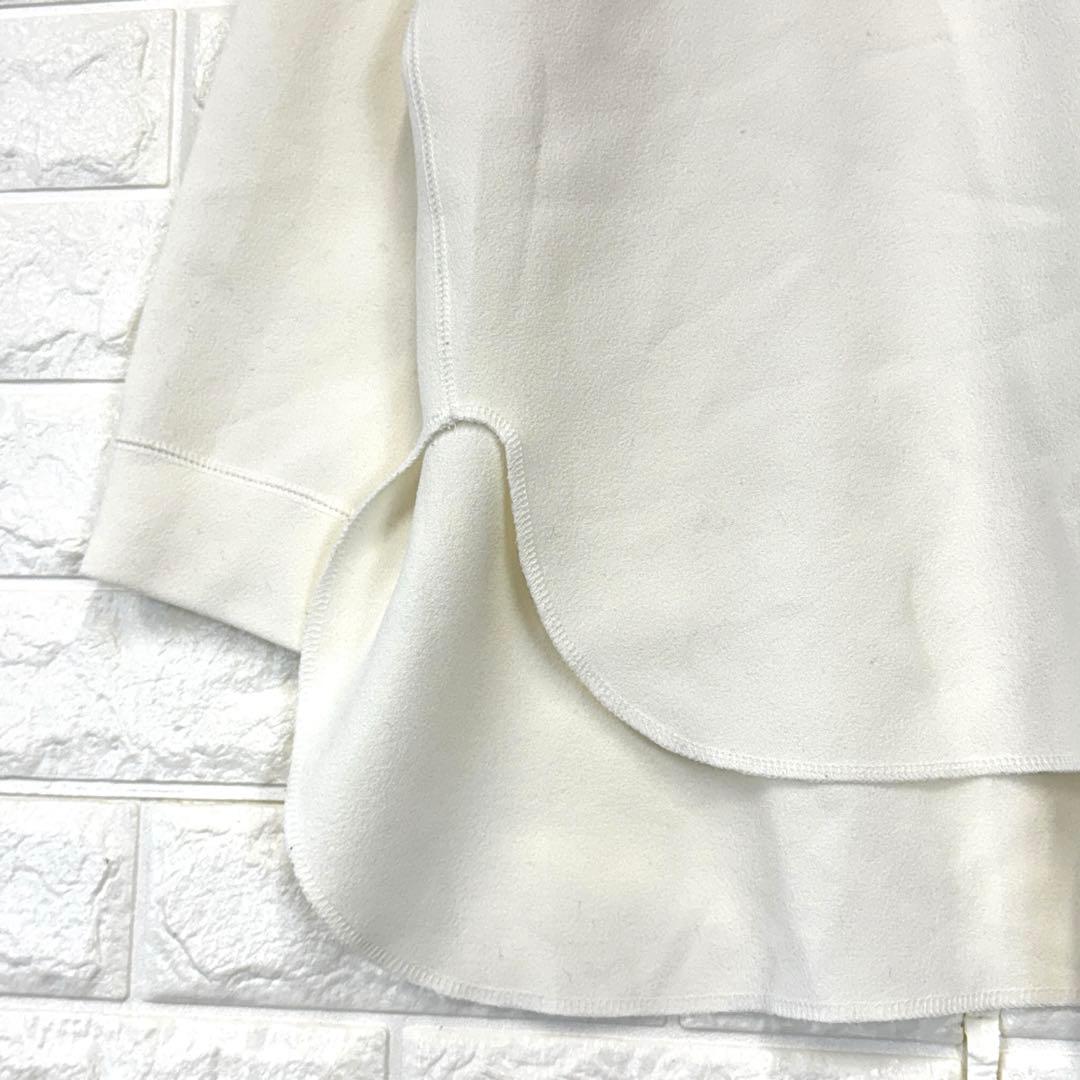 Nori 　s3037　ウィムガゼット【F】白系 Vガゼット長袖プルオーバ