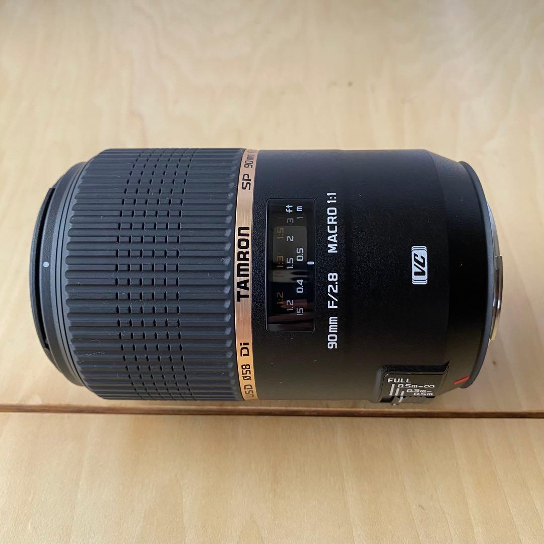 タムロン 90mm F2.8 Di MACRO 1:1 VC USD キャノン用