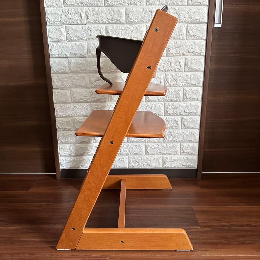 人気 ストッケ トリップトラップ チェリー ブラウン シリアル3 ベビーセット