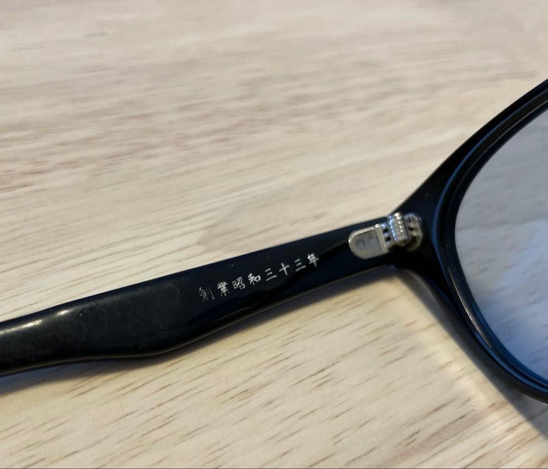 金子眼鏡 CLUBRO ブラックサングラス　KCS-16