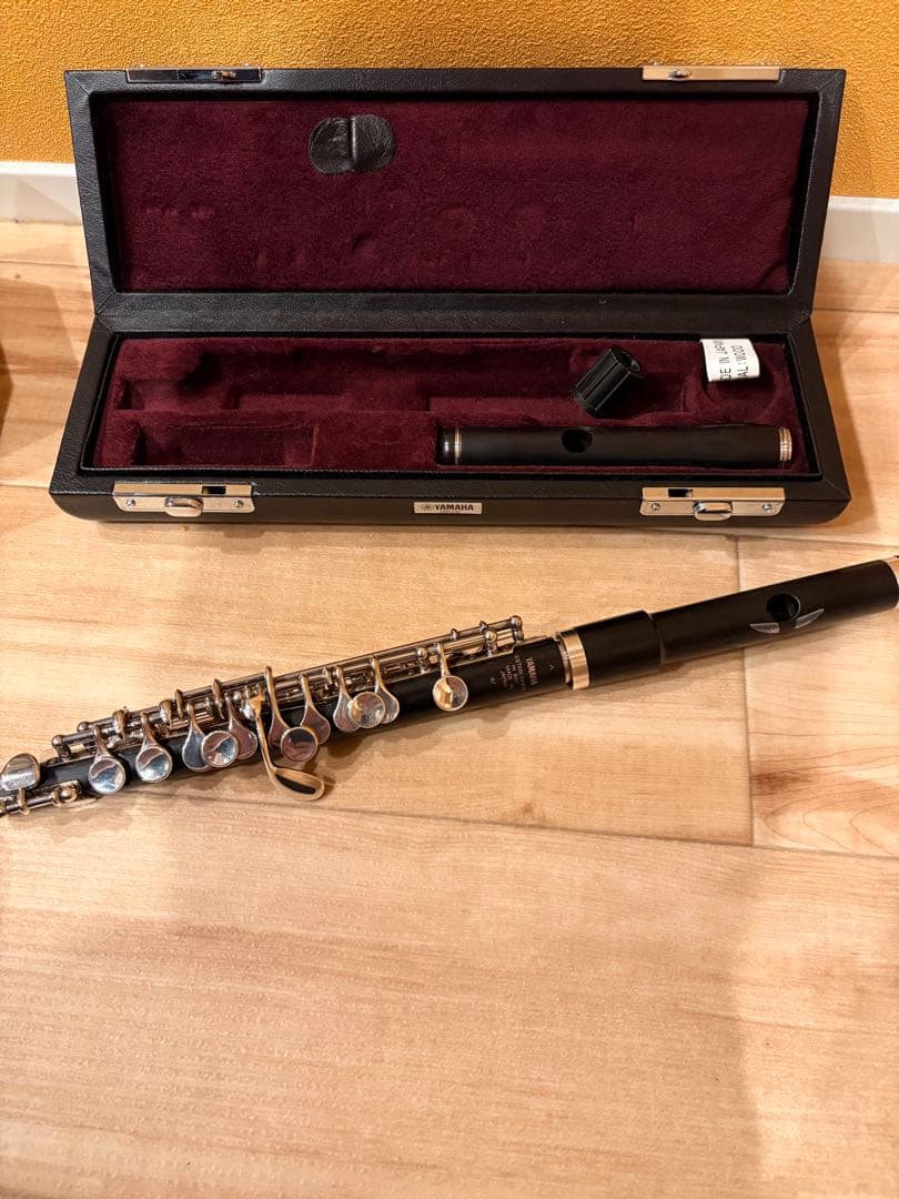 YAMAHA ピッコロ　YPC62本体 黒ケース付き(フィンダ頭部管付き)
