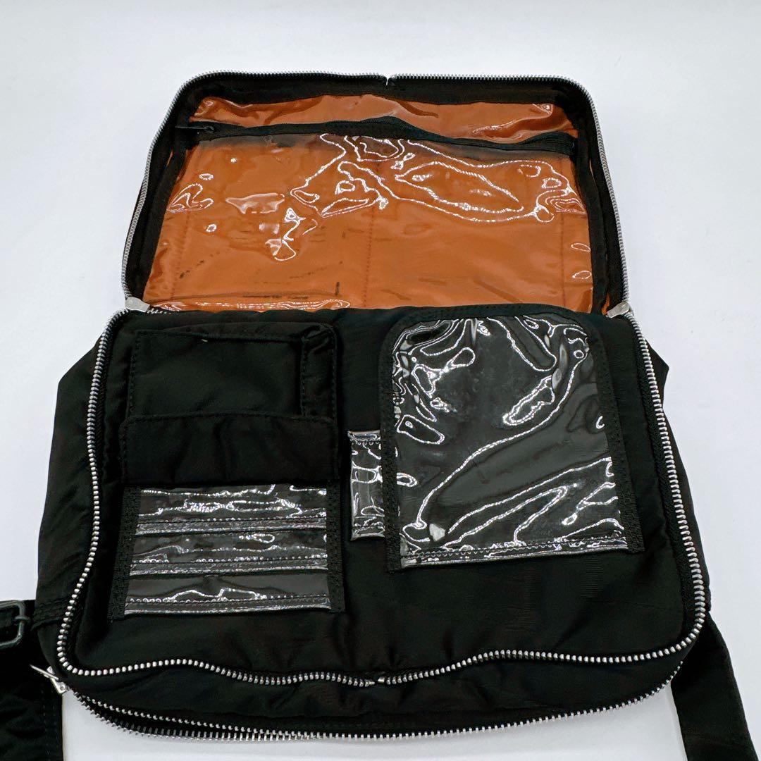 【PORTER】タンカー ショルダーバッグ (L) ブラック 2層