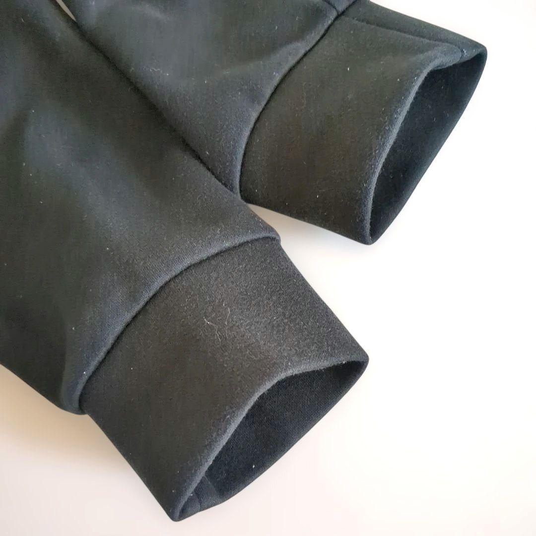 エンフォルド ドッキング レイヤード スウェット シャツ ストライプ 黒 38