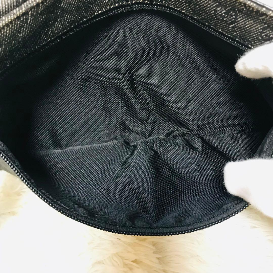 【極美品】グッチ ウエストポーチ GGスプリーム キャンバス ブラック