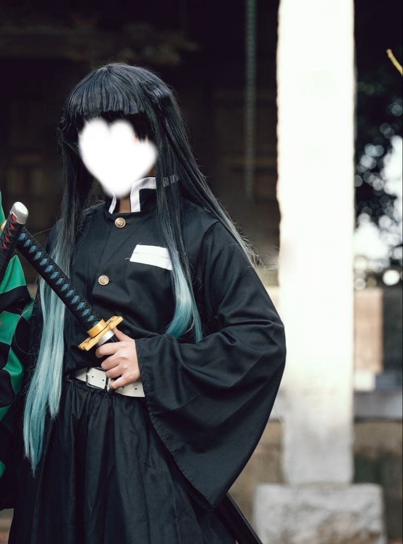 時透無一郎 コスプレ ウィッグ付き フルセット 刀 靴