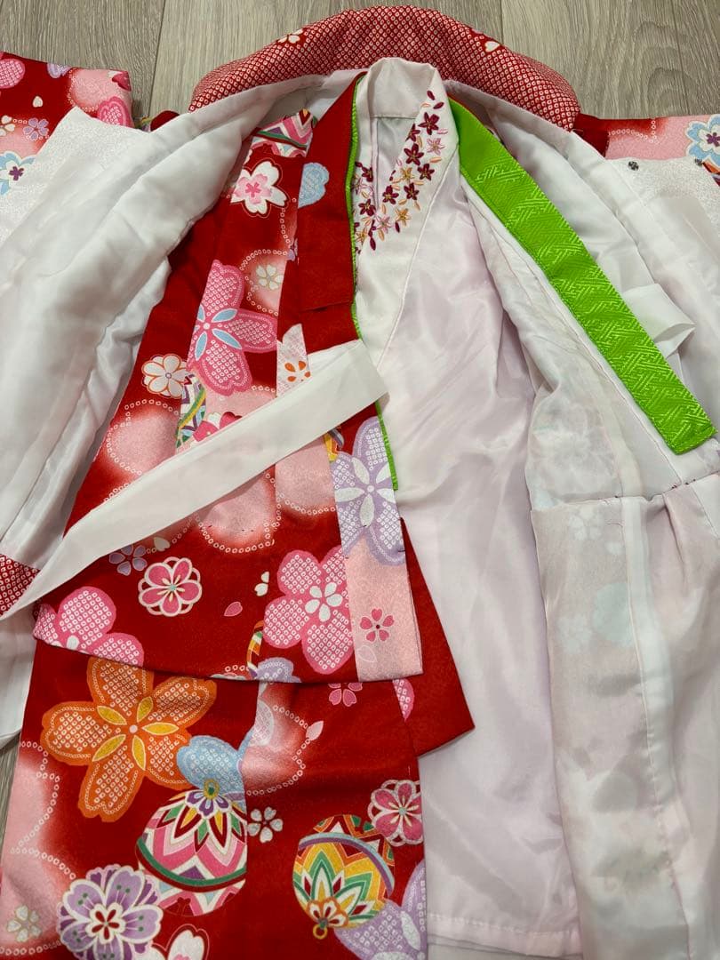 七五三　お着物セット　女の子　３歳